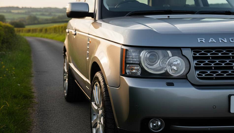 Close-up of a Range Rover L322