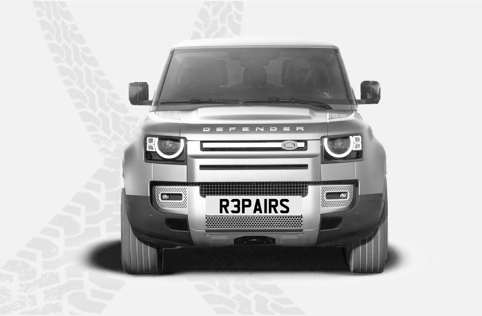 New Land Rover Defender front view