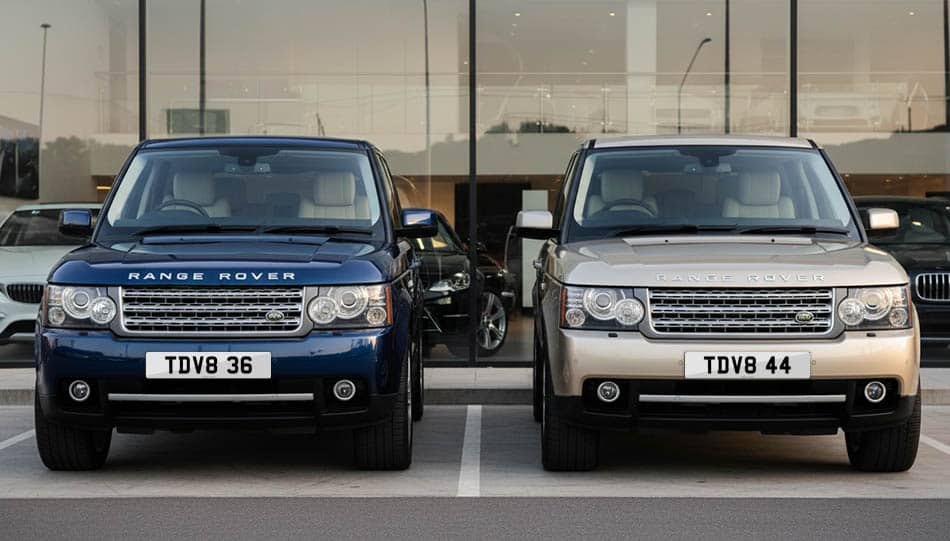Close-up of the Range Rover L322 3.6 TDV8 and 4.4 TDV8 versions